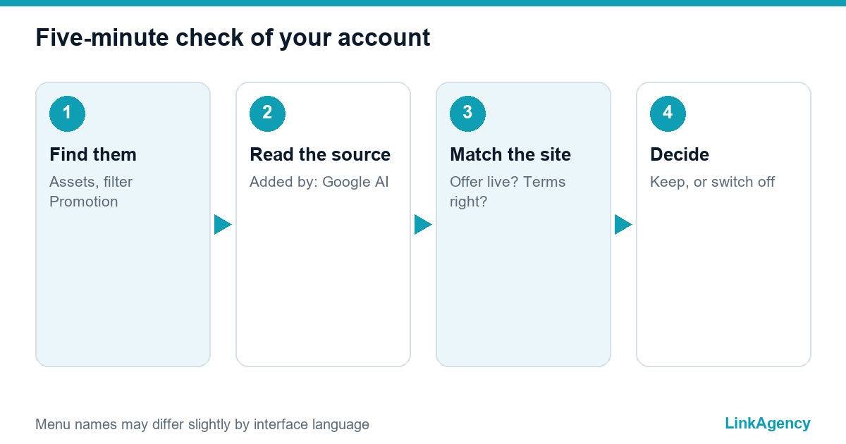 five-minute check of automated settings and opt out steps